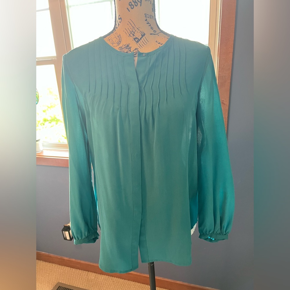 Madewell Green Blouse